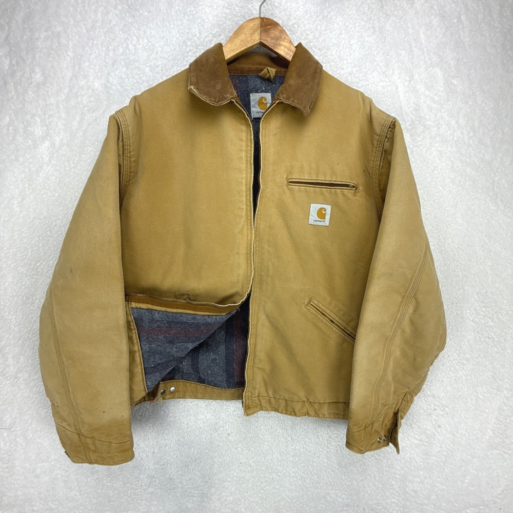 Carhartt Detroit Jacket‎ Blanket Lined Mens XL J01 BRN Brown